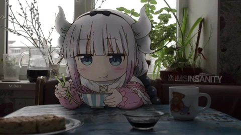 PC Kanna Kamui Eating Again HD Live Wallpaper - Free Live Wallpaper