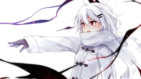 Desktop Anime Girl In Snowstorm HD Live Wallpaper - Free Live Wallpaper