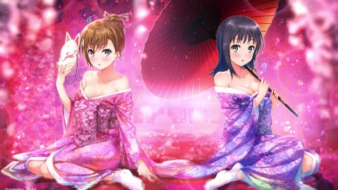 Desktop Mikoto Misaka And Itsuwa A Certain Magical Index HD Live Wallpaper - Free Live Wallpaper