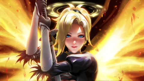 Desktop Mercy Overwatch HD Live Wallpaper - Free Live Wallpaper