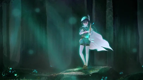 Venti Genshin Impact Anime Game Live Wallpaper - Free Live Wallpaper