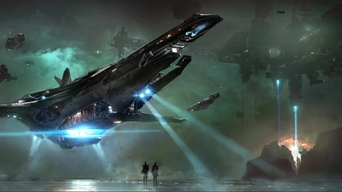 Star Citizen Banu Merchantman Game Live Wallpaper - Free Live Wallpaper