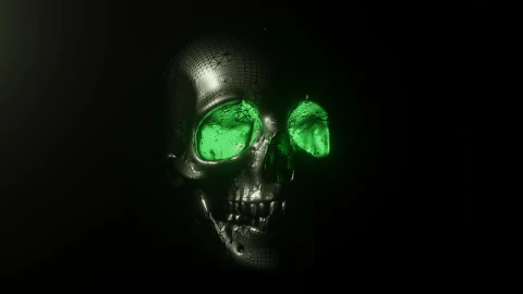 Animated Wallpaper - 3D Skull QHD - Free Live Wallpaper