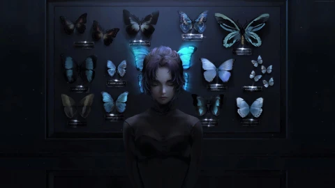 Animated Wallpaper - Shinobu Kocho Butterfly Display 4K - Free Live Wallpaper