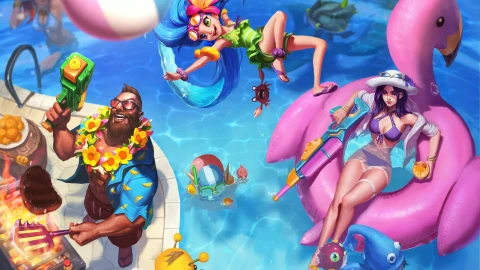 leagueoflegendspoolparty4klivewallpaper - Free Live Wallpaper