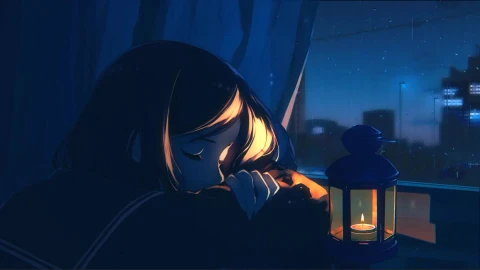 Chill Candle Night And Rain Pc Live Wallpaper - Free Live Wallpaper