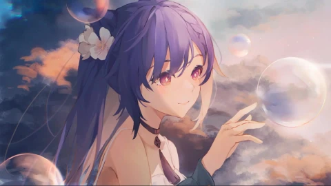Keqing Genshin Impact Anime Pc Live Wallpaper - Free Live Wallpaper