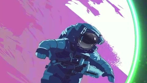 Android and iPhone Live Spaceman Satellite Phone Wallpaper - Free Live Wallpaper