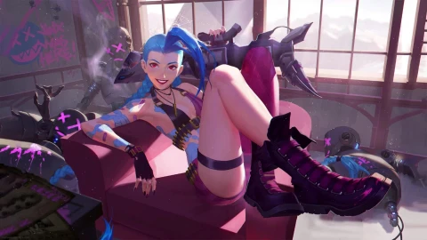Jinx The Loose Cannon Live Wallppaper for PC - Free Live Wallpaper
