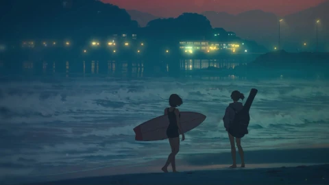 Sea Girls Anime Live Wallpaper For Pc - Free Live Wallpaper