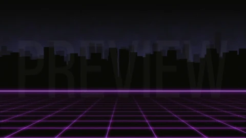 80s Retro City Background - Free Live Wallpaper