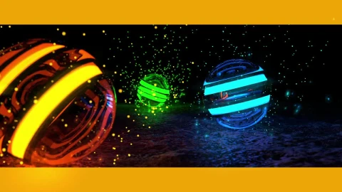 Glowing Spheres Wallpaper Engine 3440x1440 - Free Live Wallpaper