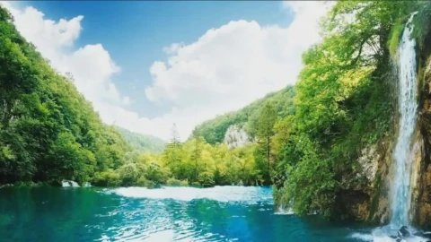 Live Wallpaper for Wallpaper Engine waterfall - Free Live Wallpaper