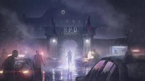 Live Wallpaper Resident Evil 2 Remake RPD - Free Live Wallpaper