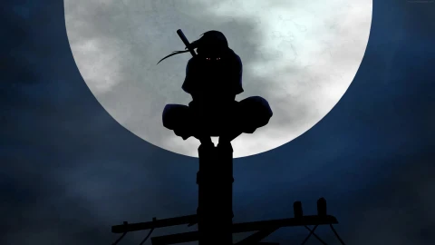 PC Itachi Uchiha Birds 4K - Free Live Wallpaper
