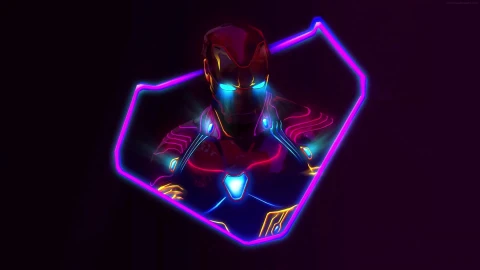 PC Neon Iron Man Live Wallpaper (1080p) - Free Live Wallpaper