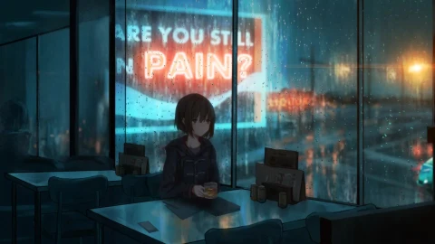 Anime Girl  Rain  Live Wallpaper - Free Live Wallpaper