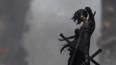 Wallpaper Engine Samurai Rain ＴＯＫＹＯ - Free Live Wallpaper