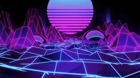 Retro 2017 loop - Free Live Wallpaper