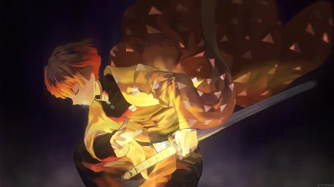 Zenitsu Agatsuma 4k Live Wallpaper   Demon Slayer   Anime Live Wallpaper. - Free Live Wallpaper