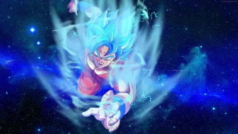 Cool DRAGON BALL SUPER SAIYAN BLUE GOKU 4k LIVE WALLPAPER - Free Live Wallpaper