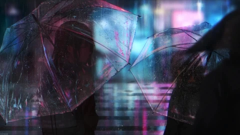 5 Crosswalk Rain LIVE WALLPAPER - Free Live Wallpaper