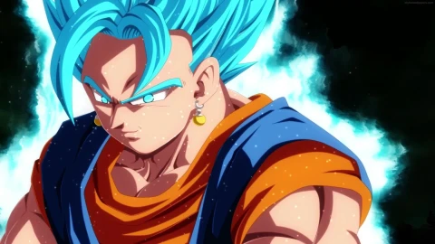 Cool Vegito Super Saiyan Blue 4k Live Wallpaper Dragon Ball Anime Live Wallpaper - Free Live Wallpaper