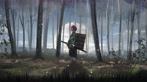PC Live Wallpaper PC Demon Slayer - Tanjiro - Free Live Wallpaper