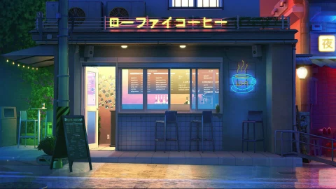 PC Wallpaper Preview [ LO - FI Coffee ] for Wallpaper Engine - Free Live Wallpaper