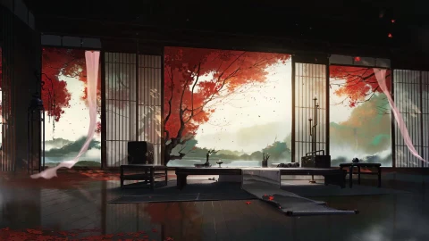PC Live Wallpaper Japanese Autumn Leaves - Free Live Wallpaper