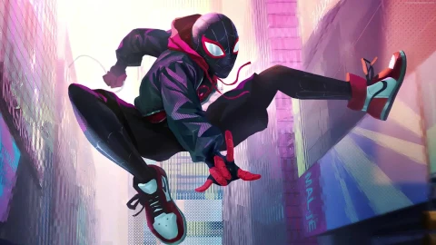Cool Miles Morales Spiderman 4k Live Wallpaper Spiderman into Spiderverse - Free Live Wallpaper