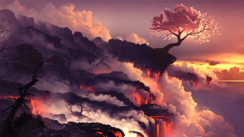 PC HD Sakura Tree Live Wallpaper - Free Live Wallpaper