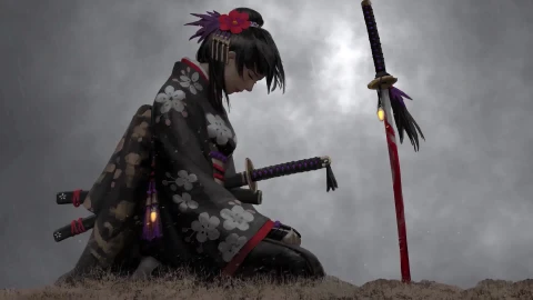 Katana Girls  Live Wallpaper - Free Live Wallpaper