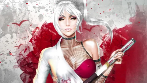 Samurai Girl Katana Live Wallpaper - Free Live Wallpaper
