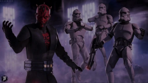 CHAOS Darth Maul Star Wars Live Wallpaper - Free Live Wallpaper