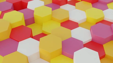 Hexagon Background Loop, Motion Graphics Hexagon - Free Live Wallpaper