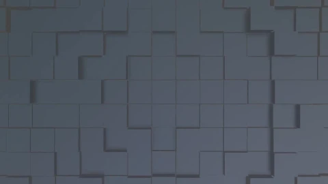Abstract Orange Light Background Video, Black Cube Motion Background Loop - Free Live Wallpaper