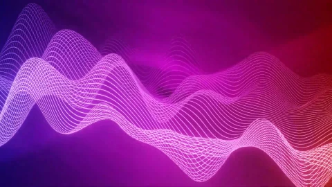 Abstract Wave Video Background, Colorful Motion Background Loop - Free Live Wallpaper