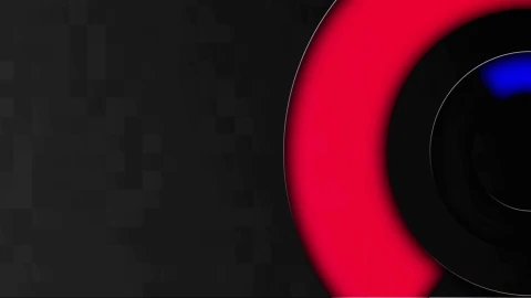 Circle Motion Background Loop, Red Blue Color Video Background - Free Live Wallpaper