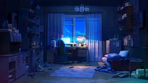 PC Anime Room Live Wallpaper - Free Live Wallpaper