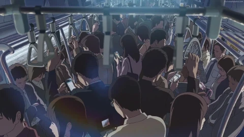 PC Anime Train Commuters Live Wallpaper - Free Live Wallpaper