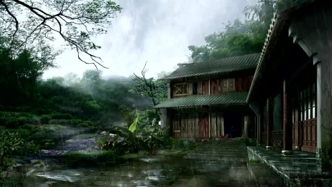 PC AnimeVillageRain Live Wallpaper - Free Live Wallpaper