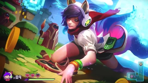 PC Bit Rush Arcade Ahri Live Wallpaper - Free Live Wallpaper