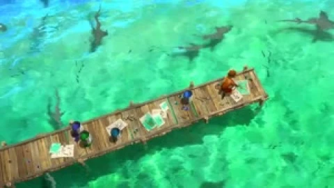 Fondo de Pantalla Animado Tiburón En Muelle 🦈 en Movimiento - Free Live Wallpaper