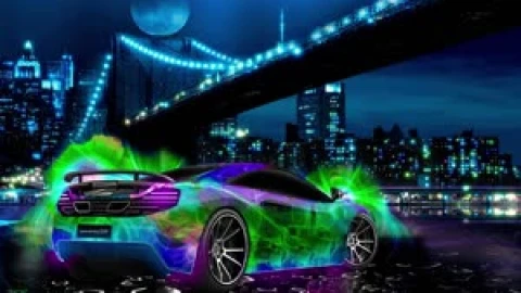 Fondo de Pantalla Animado de Supercoche 🔥 en Movimiento - Free Live Wallpaper