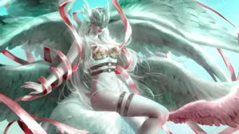 Fondo de Pantalla Animado Angewomon de Digimon 🦅 en Movimiento - Free Live Wallpaper