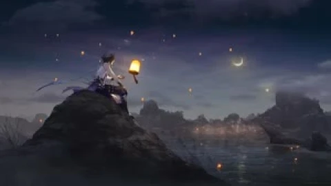 Fondo de Pantalla Animado Festival de Luces de Genshin Impact 🏮 en Movimiento - Free Live Wallpaper