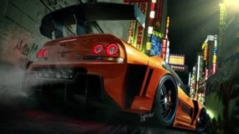 Fondo de Pantalla Animado GTR Naranja de Coches 🧡 en Movimiento - Free Live Wallpaper
