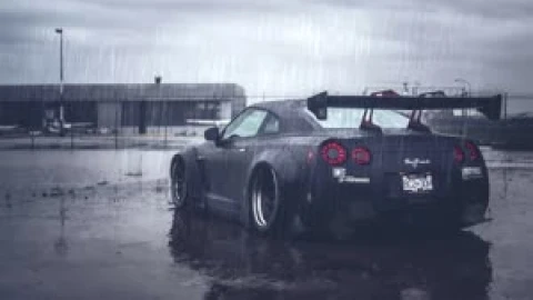 Fondo de Pantalla Animado Nissan GTR de Coches 🚗 en Movimiento 4K - Free Live Wallpaper