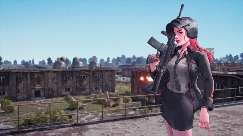 Fondo de Pantalla Animado Chica Gamer de PUBG ⌨ en Movimiento - Free Live Wallpaper